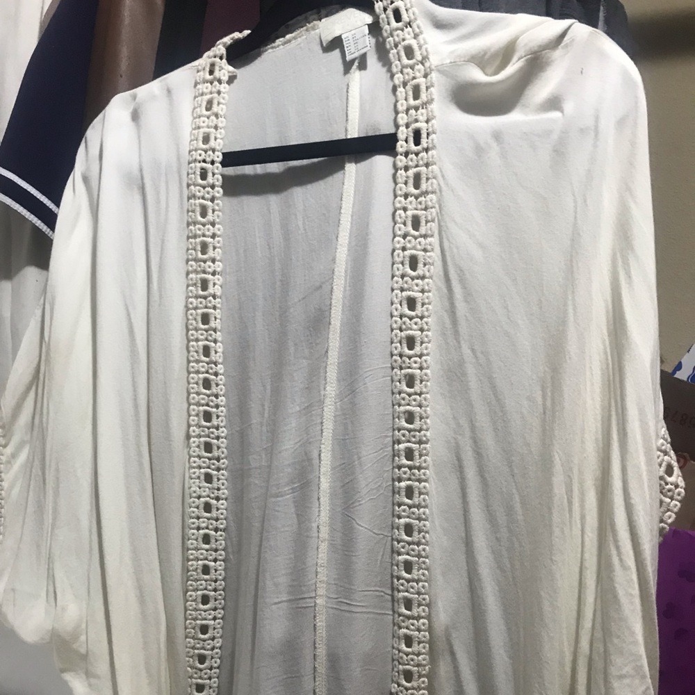 White Forever 21 Kimono